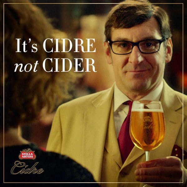 Cidre not Cider