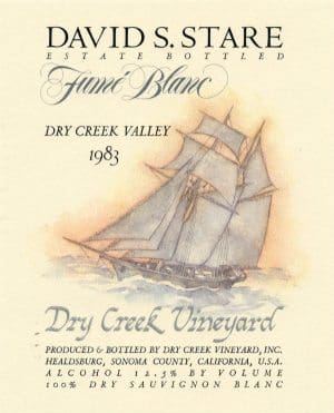 Dry Creek Vineyard Fume Blanc 1983
