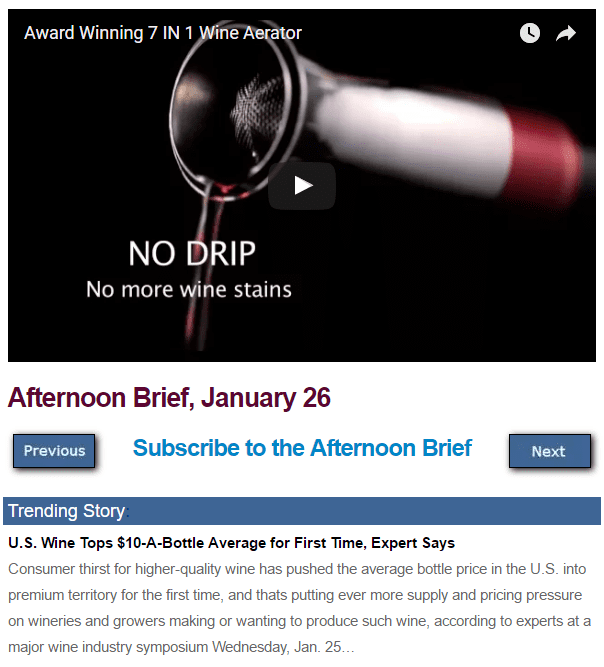 Afternoon Brief January 26