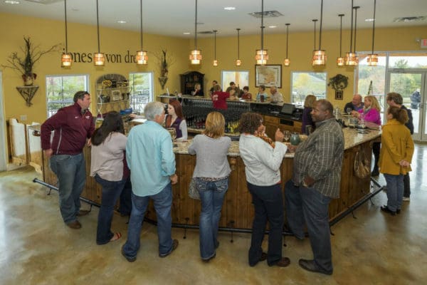 Jones von Drehle tasting room