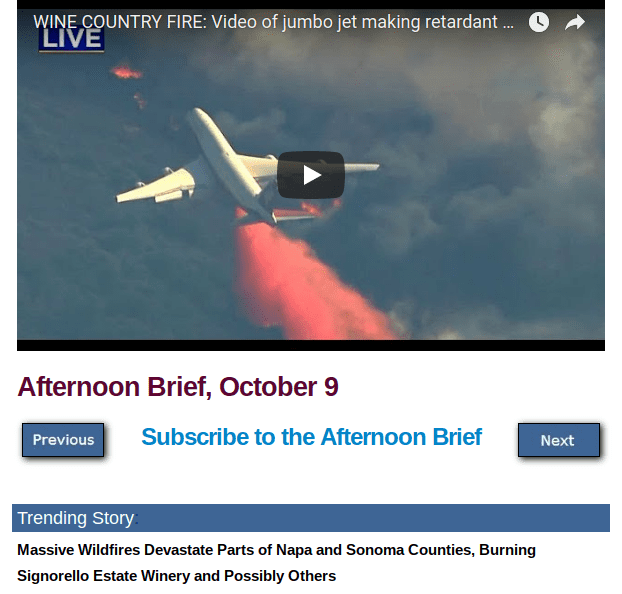 Brief screenshot