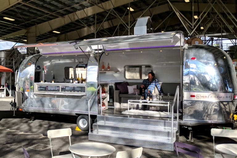 Malene Airstream on Seghesio Crushpad