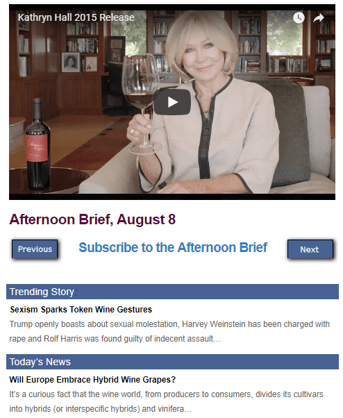 Afternoon Brief screenshot