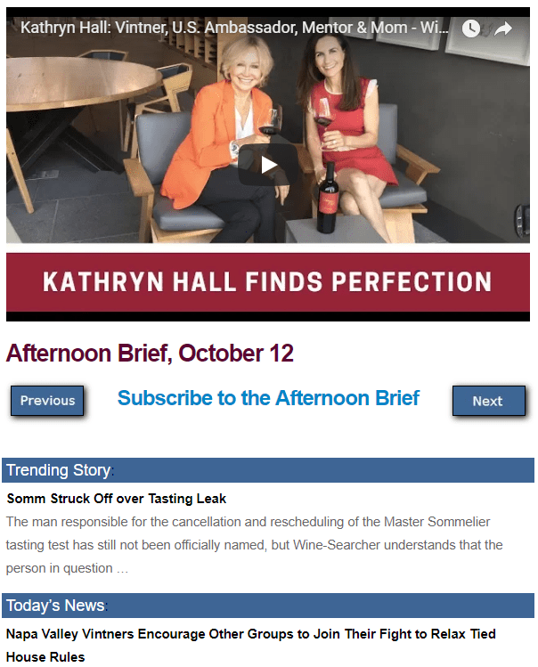 Afternoon Brief screenshot