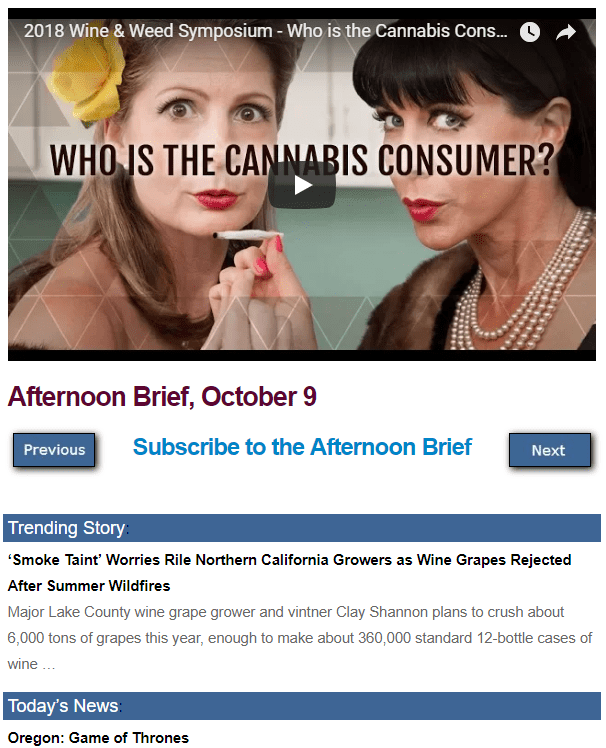 Afternoon Brief screenshot