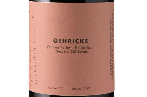 Gehricke Wines 2016 Petite Sirah 3x2
