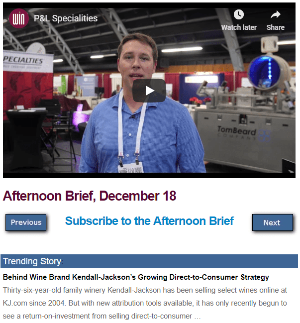 Afternoon Brief screenshot