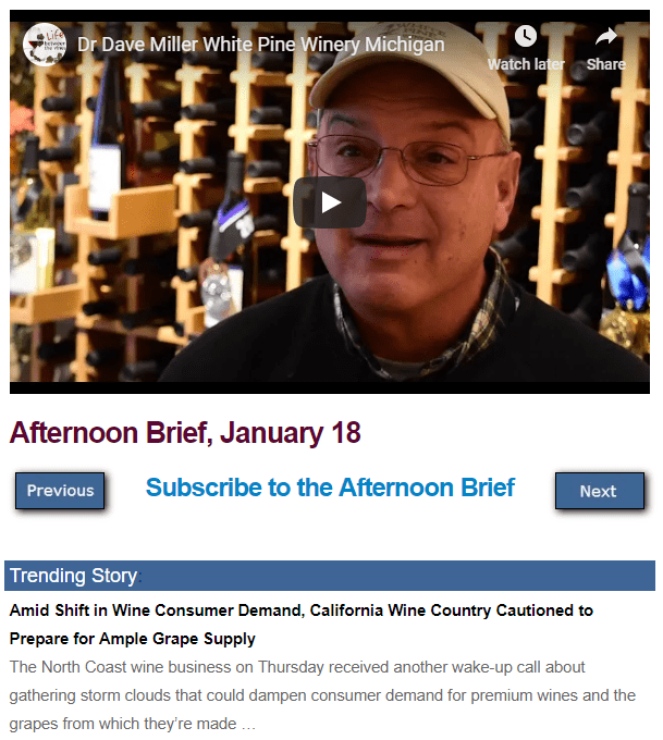 Afternoon Brief screenshot