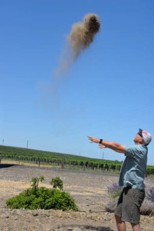 Kevin Pogue with Windblown Loess