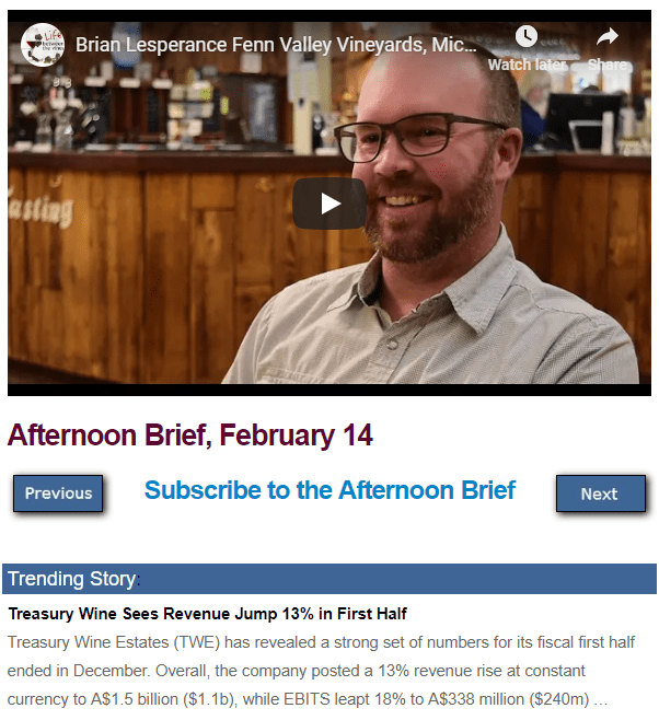 Afternoon Brief screenshot