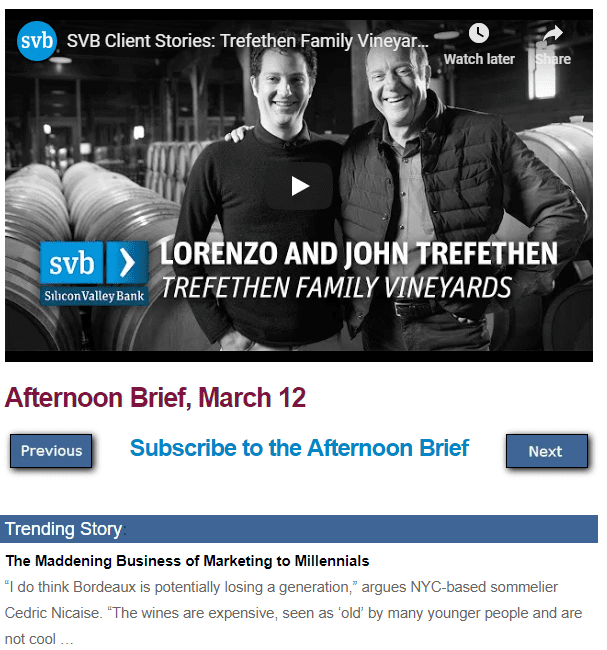 Afternoon Brief screenshot