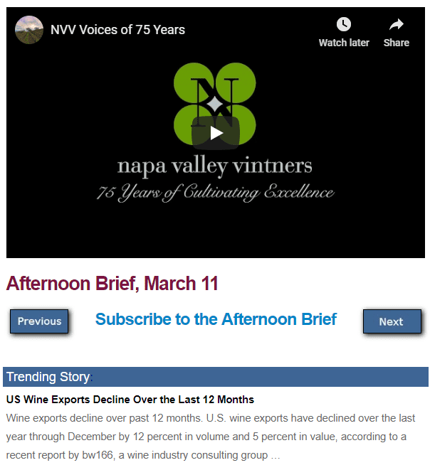 Afternoon Brief screenshot