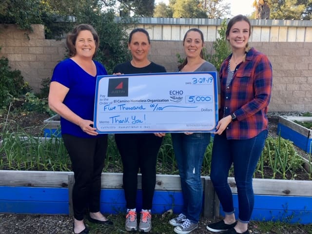 ECHO Receives $5000 Grant from JUSTIN