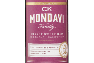 CK Mondavi Sunset Sweet Red bottle 3x2