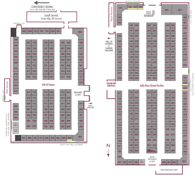WIN Expo floor maps 2019