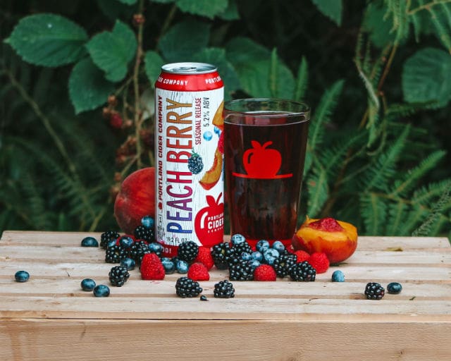 Portland Cider Co Peach Berry Cider