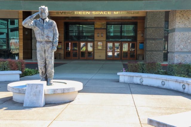 Evergreen Space Museum Entrance