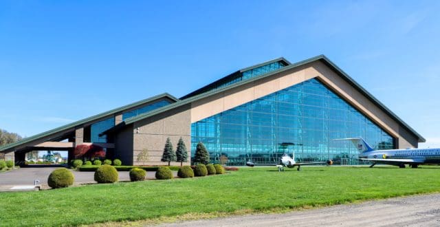 Evergreen Space Museum Entrance