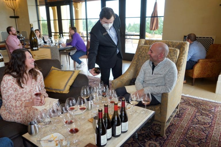 Domaine Serene Tasting Scene