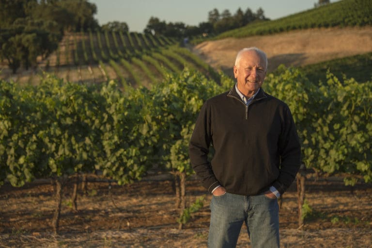 Steve MacRostie at Thale's Vineyard - photo by Bob Holmes (1)