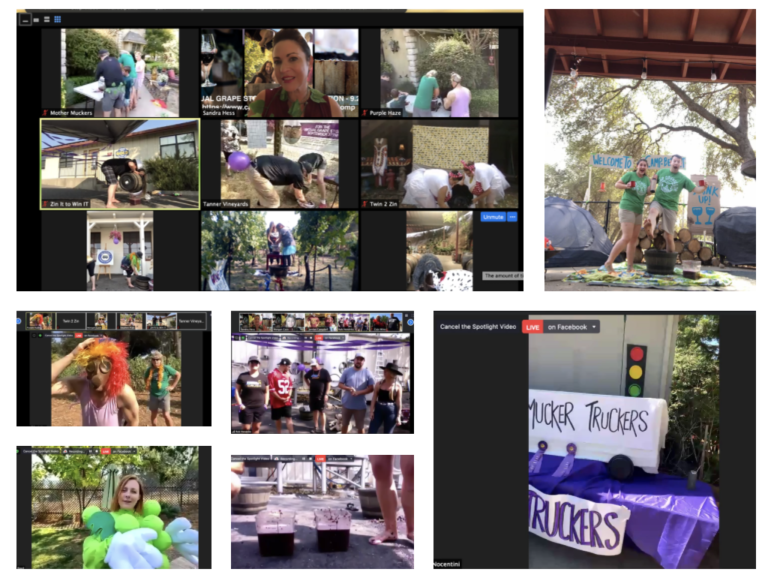 2020 Virtual Grape Stomp collage 2