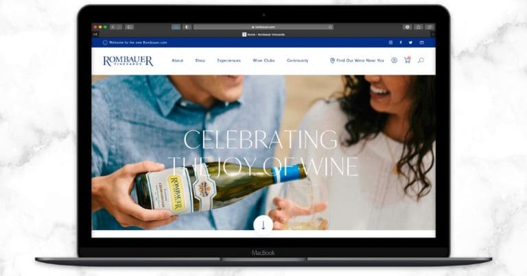 Rombauer Website Homepage