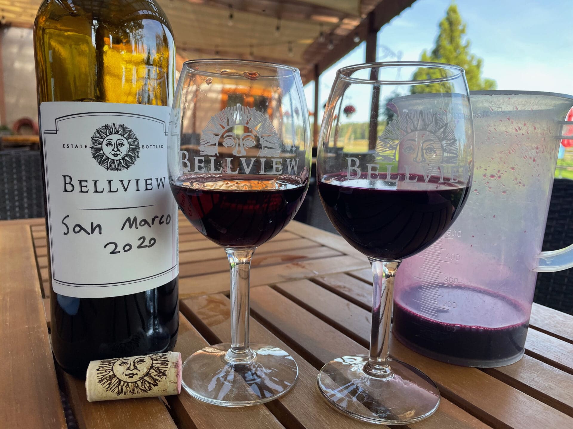 First commercial bottling of San Marco hybrid grape at Bellview Winery, NJ / Robin Shreeves