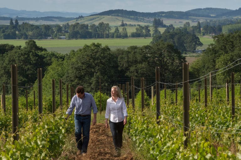 Brett & Marne Wall's Eola Hills vineyard, Willamette Valley, Oregon