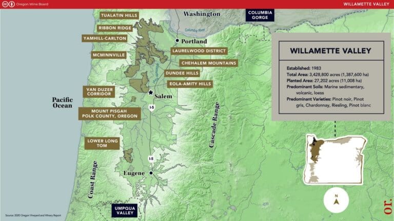 Mount Pisgah, Polk County, Oregon AVA
