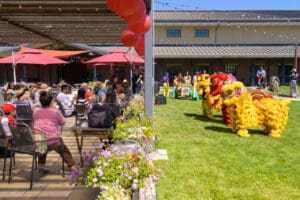 Lion Dance at RD Summer Moon Festival [Bob McClenahan]