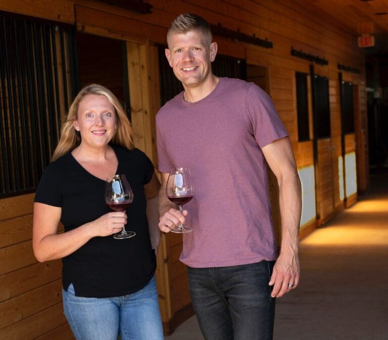 Bryan and Laura in Winery_thumb