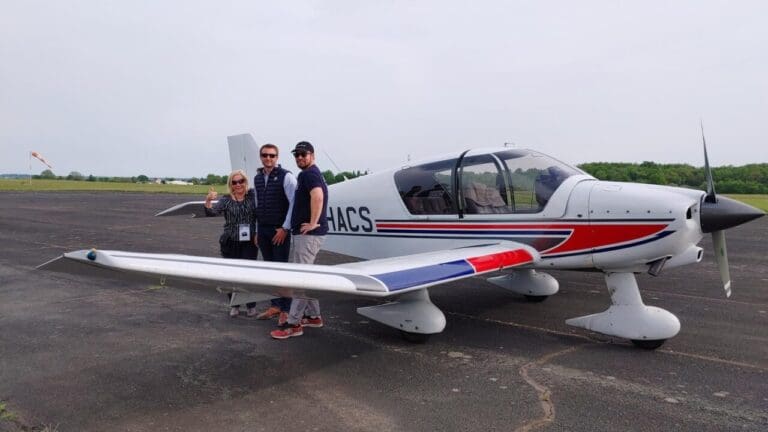 This Loire Vallery press trip offered a flight to view the vineyars from the sky