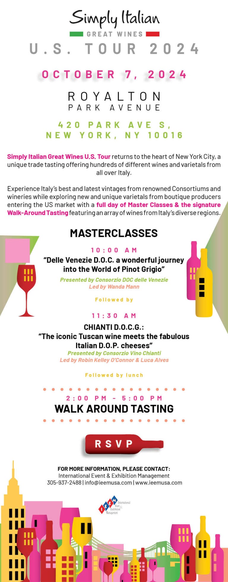 Invitation Simply Italian New York