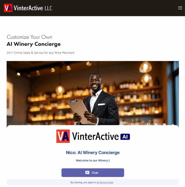 AI-Powered Vineyard Concierge Delivers 24/7 Hospitality to Promote Extra Wine
