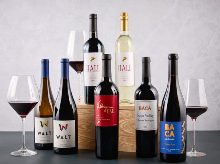 sample lineup from the HALL Family Wines