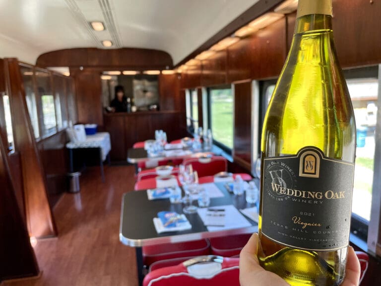 Wedding Oak Wine Train Experience