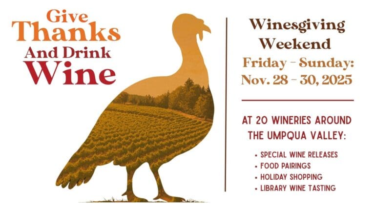 Umpqua Valley Winesgiving Banner 2025