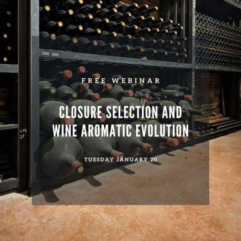 Closure Selection and Wine Aromatic Evolution webinar