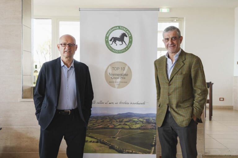 Luca Pollini, Director, Francesco Mazzei, President Consorzio Vini Maremma Toscana