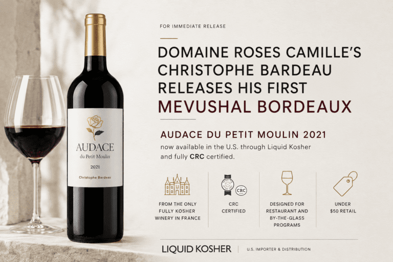 Christophe Bardeau from Domaine Roses Camille Releases Audace du Petit Moulin 2021, His First Mevushal Bordeaux_ftimg