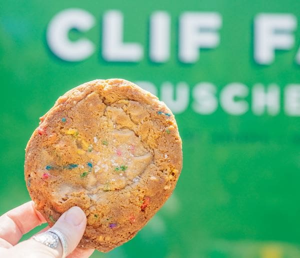 Rainbow PRIDE Cookies at Clif Family this June!