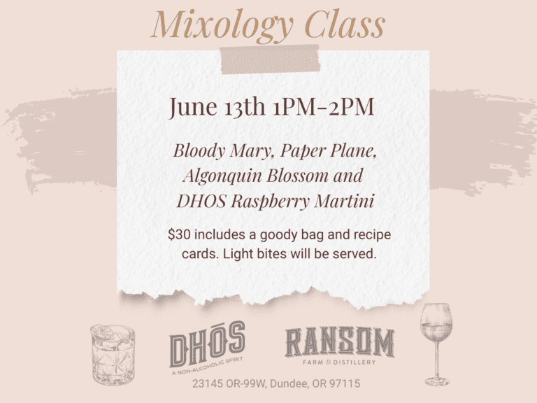 June Mixology Class