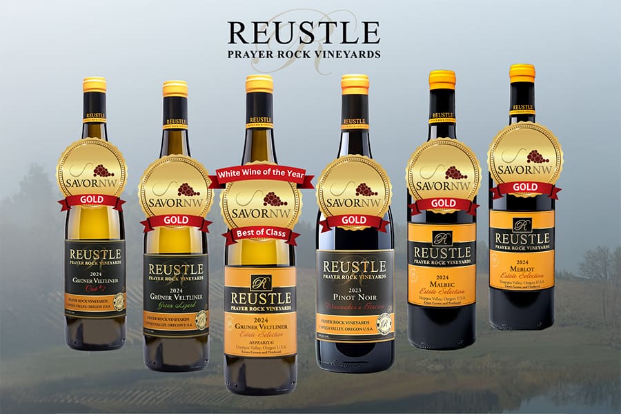 Reustle Prayer Rock Vineyards Awarded ’Winery of Excellence’ at SavorNW