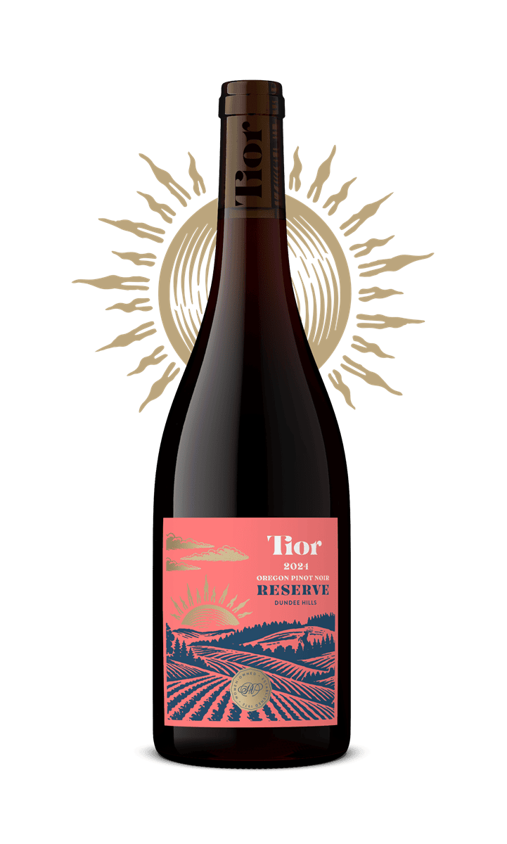 Tior 2024 Reserve Pinot Noir — Gold Medal Winner at the 2026 Sunset International Wine Competition. Tior 2024 Reserve Pinot Noir — Gold Medal Winner at the 2026 Sunset International Wine Competition.