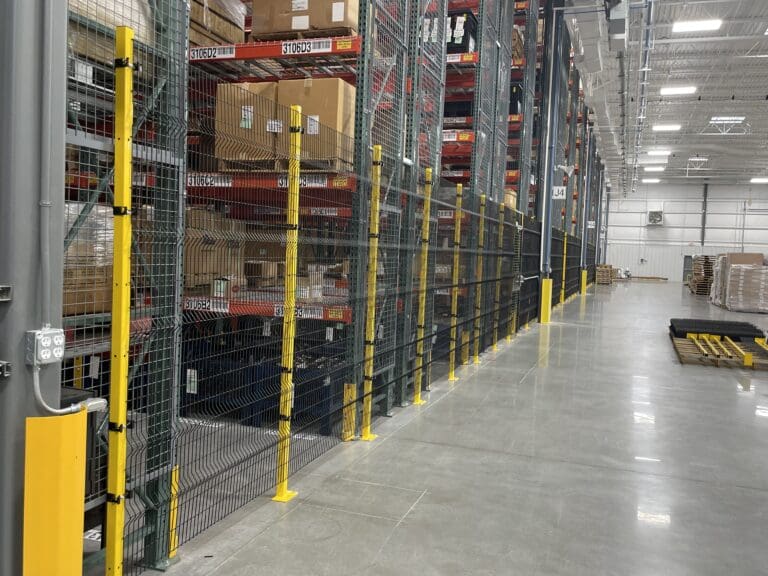 RageWire Aisle Separation Partition - SpaceGuard Products