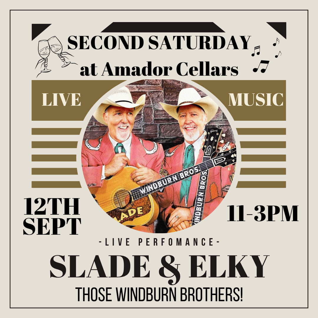 Second Saturday Live Music with Slade & Elky – Those Windburn Brothers!