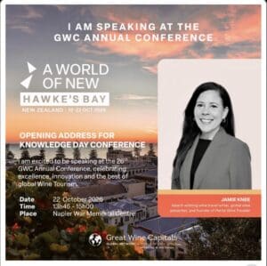 International Wine Travel Speaker Jamie Knee