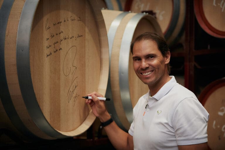 Rafa Nadal en barrica